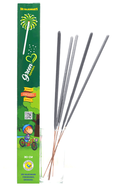 30 Cm Green Sparklers 1 Box - per Box 5 pcs