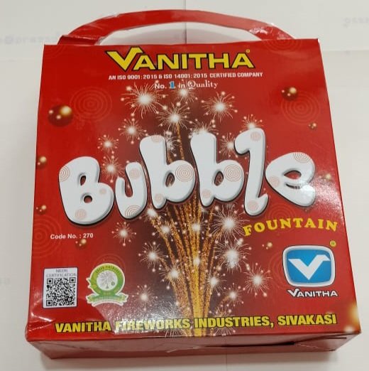 Bubble crackling fountain 2 pcs