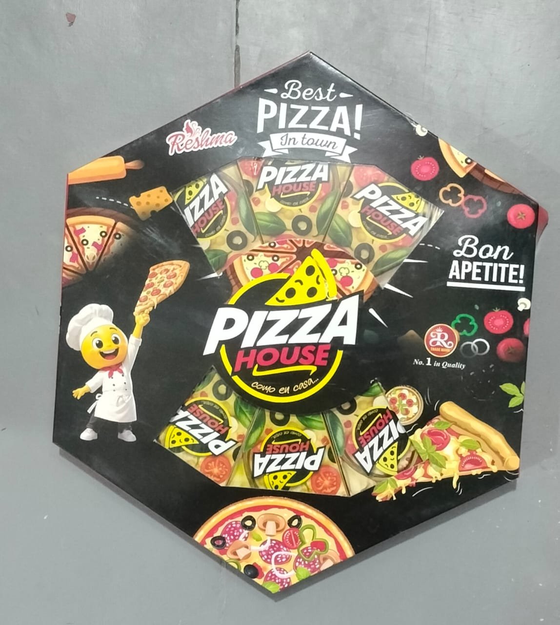 Soon delivery pizza veg spesal fountain 6pcs