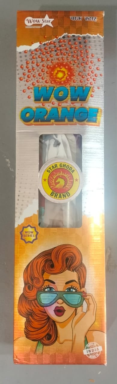 4in wow star paip fancy orange