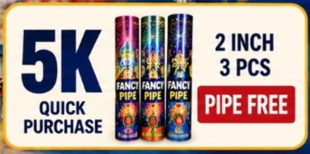 5K QUICK PURCHASE (2INCH.3PCS FREE.FREE)