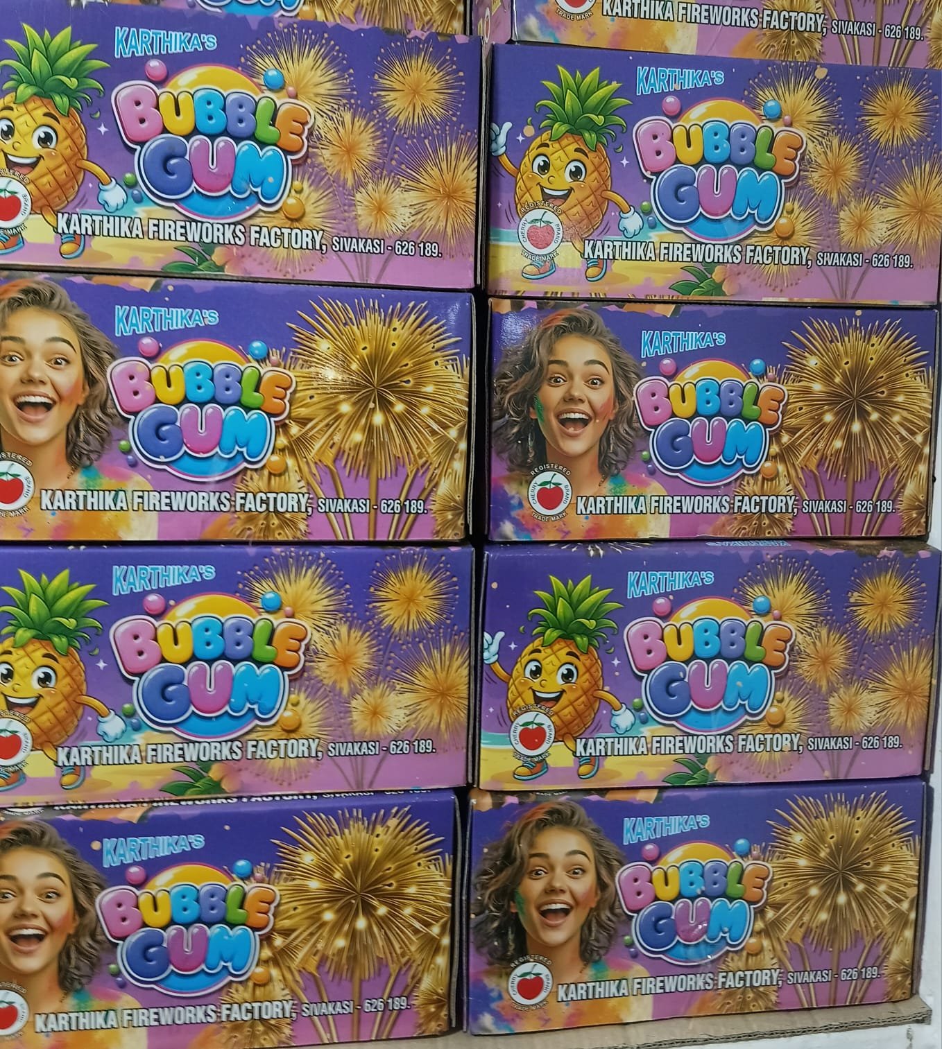 12 SHOT BUBBLE GUM